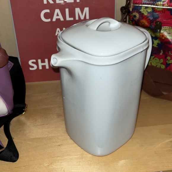 VINTAGE WINTERLING (WIUTERLIUG) BAVARIAN BONE CHINA RARE SQUARE TEAPOT WHITE - Picture 3 of 4